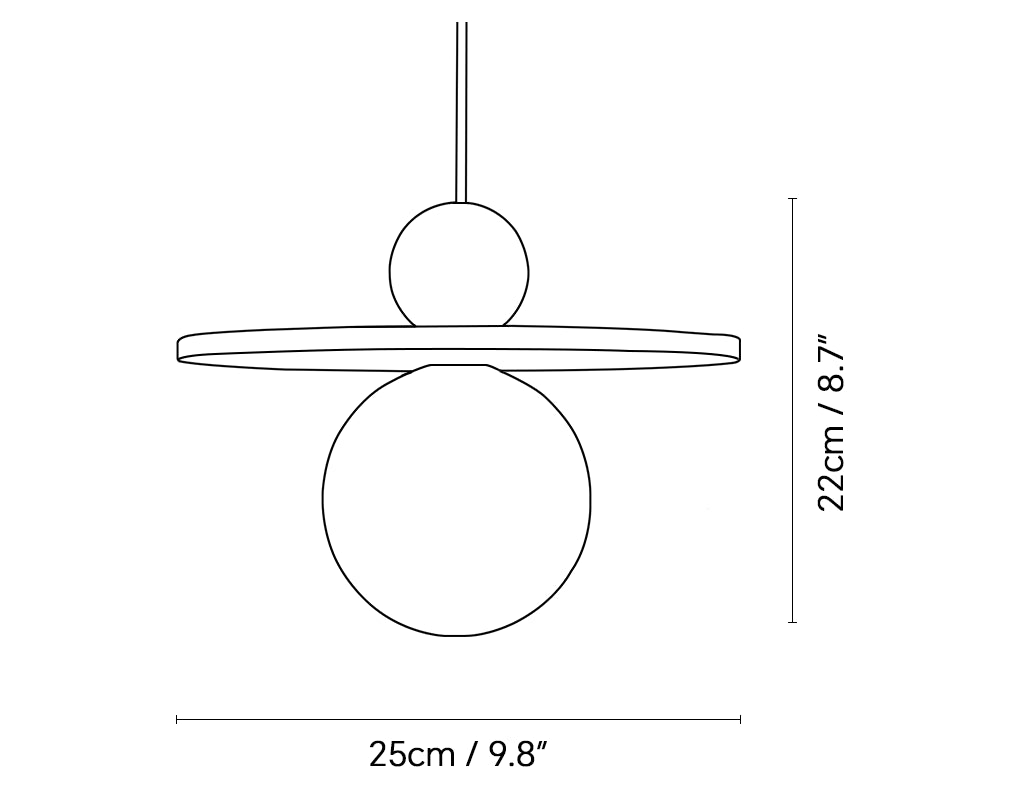 Ora Travertine Pendant Lamp