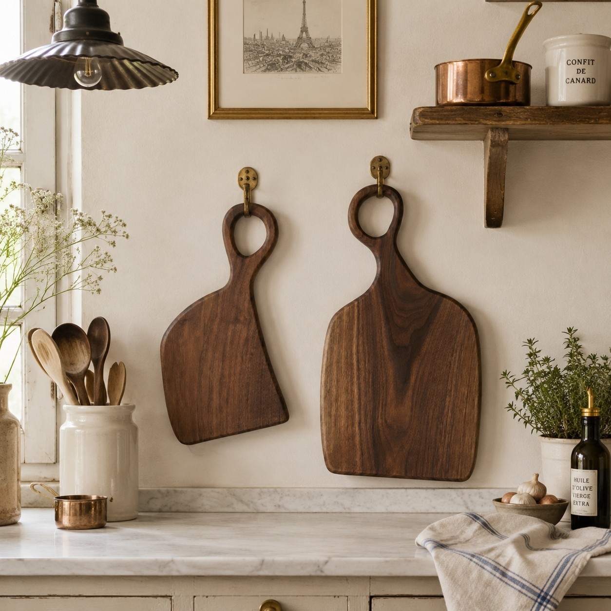 Scene: kitchen wall storage