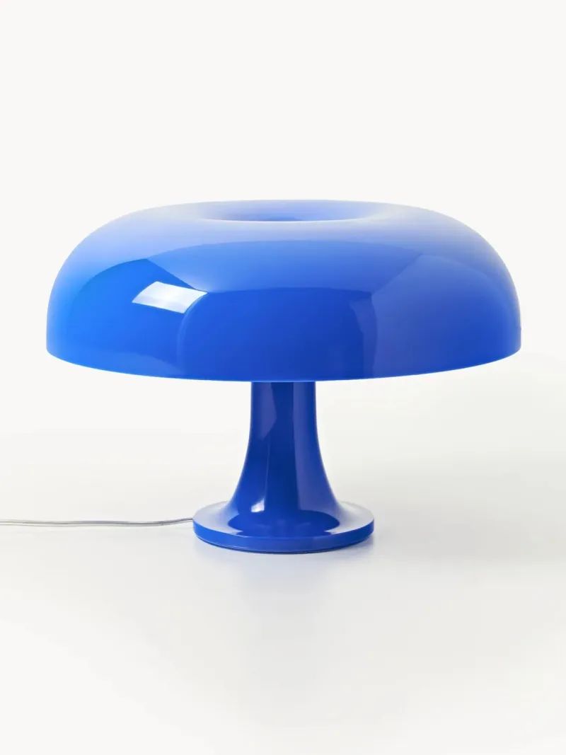 Lámpara de mesa seta de acrílico brillante - Azul